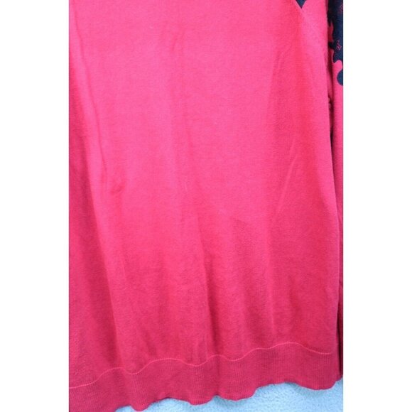 Torrid Long Sleeve Sweater-Cut-Out-Lace-Size 2X-Whimsigoth - Picture 11 of 12